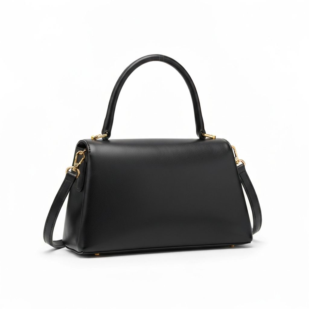 Structured Leather Handbag