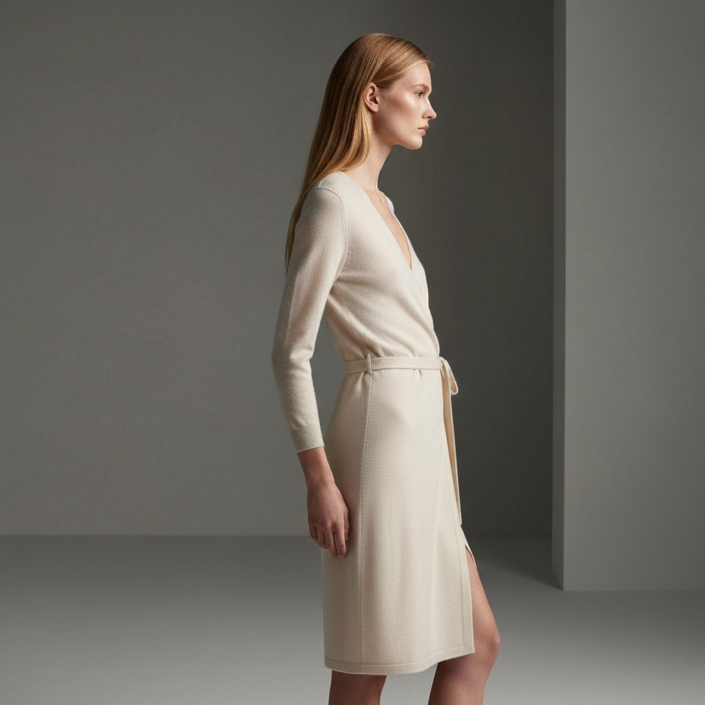 Cashmere Wrap Dress alternate view