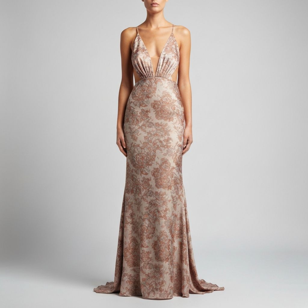 Silk Evening Dress